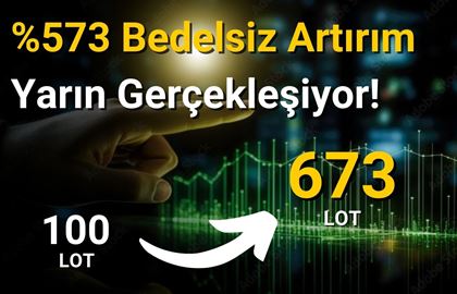 100 Lot Yarın 673 Lot Olacak! Son Çağrı!