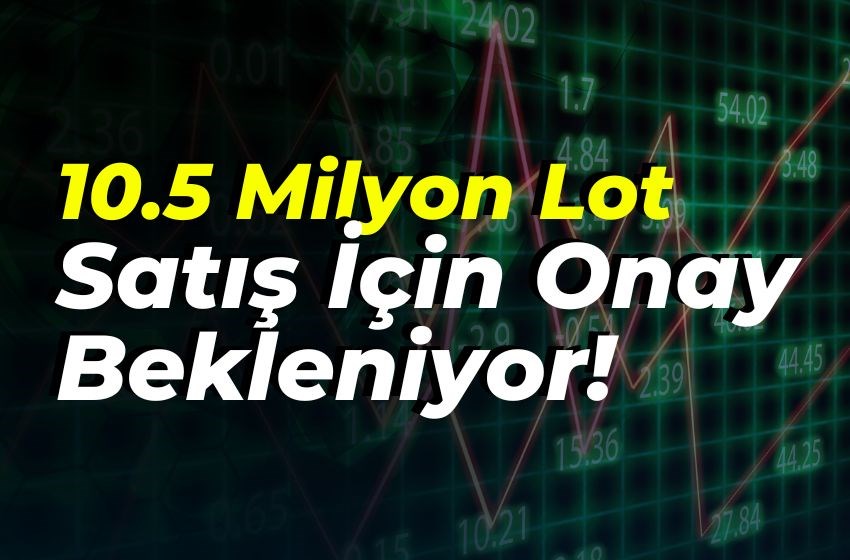 10.5 Milyon Lot Satış İçin Onay Bekleniyor!