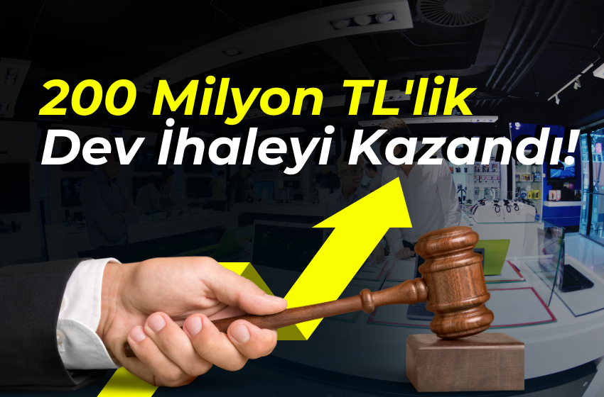 200 Milyon TL'lik Dev İhaleyi Kazandı!