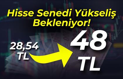 28,54 TL'den 48,00 TL'ye Yüksek Büyüme Potansiyeli!