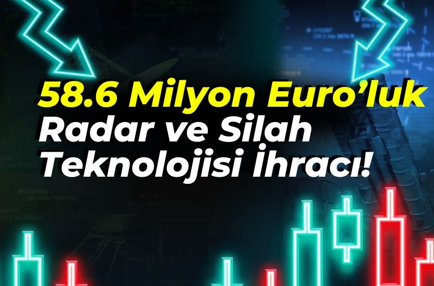 58.6 Milyon Euro Değerinde Radar Sistemleri ve Silah Teknolojileri İhraç Ediliyor!