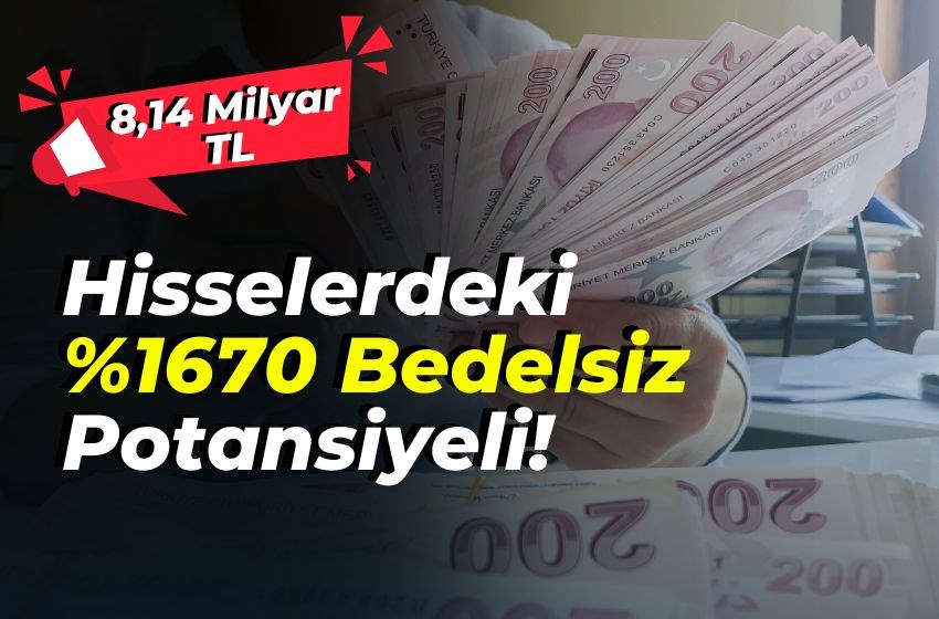 8,14 Milyar TL ile Yükselen Bedelsiz Potansiyeli!