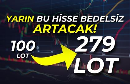 Bedelsiz Sermaye Artışı: 100 Lotunuz 276 Lot Olacak!