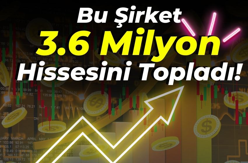 Bu Şirket Toplamda 3.6 Milyon Hissesini Topladı!