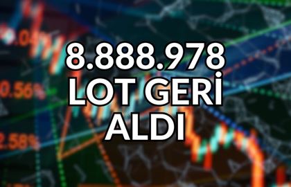 Holding Şirketi Pay Geri Alımı Sürdürdü: Miktar 8.888.978 Lot!!!