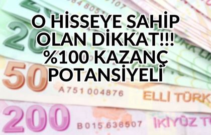 İş Yatırım'dan "AL" Tavsiyesi!!! O Hissede %100 Kazanç Potansiyeli…