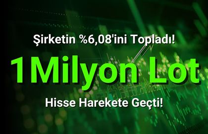 Ortak 1 Mliyon Lot Geri Alım Yaptı! Hisse Yükselişe Geçti!