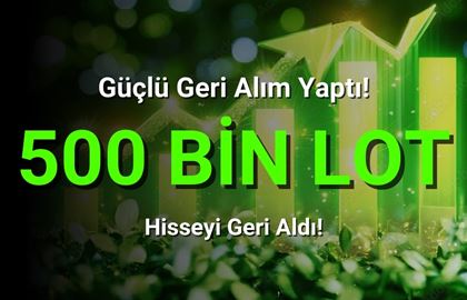 Şirket 500 Bin Lotu Geri Aldı!