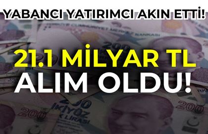 Yabancı Yatırımcılardan Türk Borsasına 280 Milyon Dolar Yatırım!